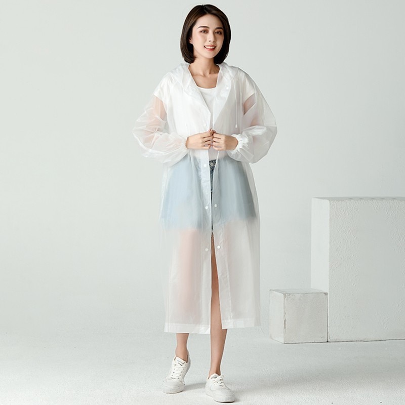 معطف مطر بغطاء للرأس للنساء وا - مراجعة Camping Rain Poncho وسعره