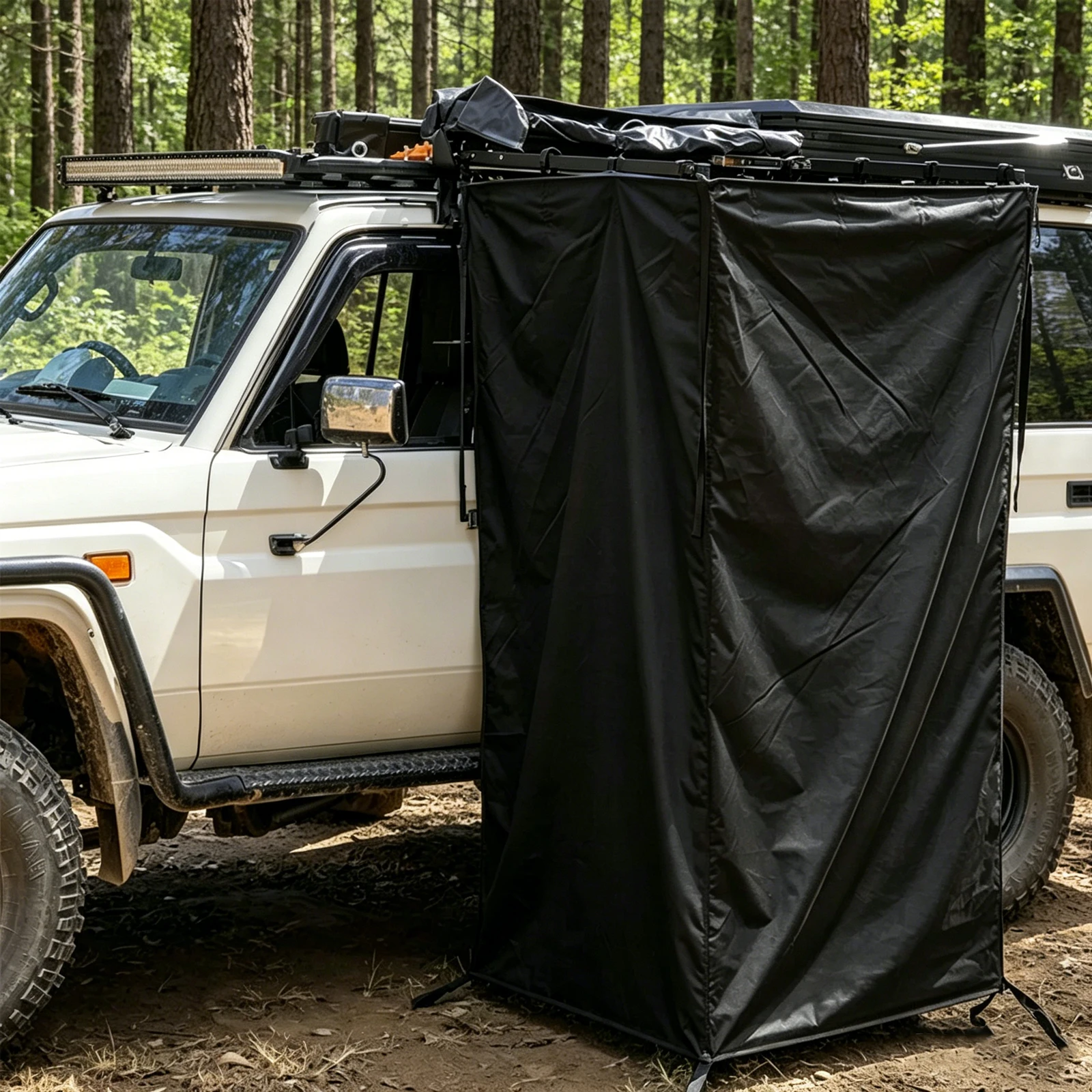 خيمة استحمام جانبية للسيارة 10 - مراجعة Outdoor Camping Van Tent وسعره