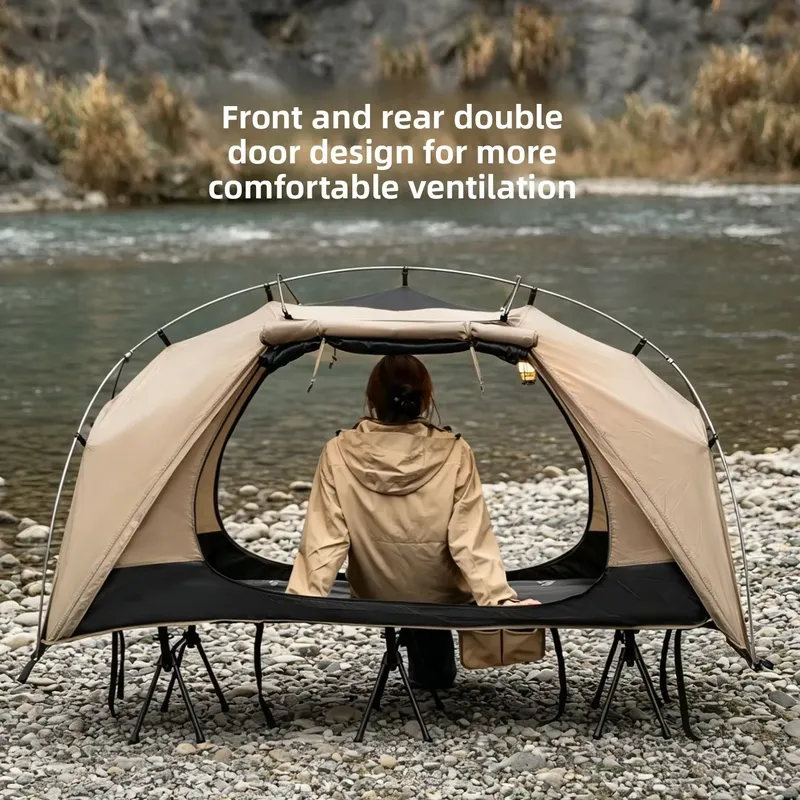 خيمة تخييم فردية متعددة الاستخ - مراجعة Bed Outdoor Camping وسعره