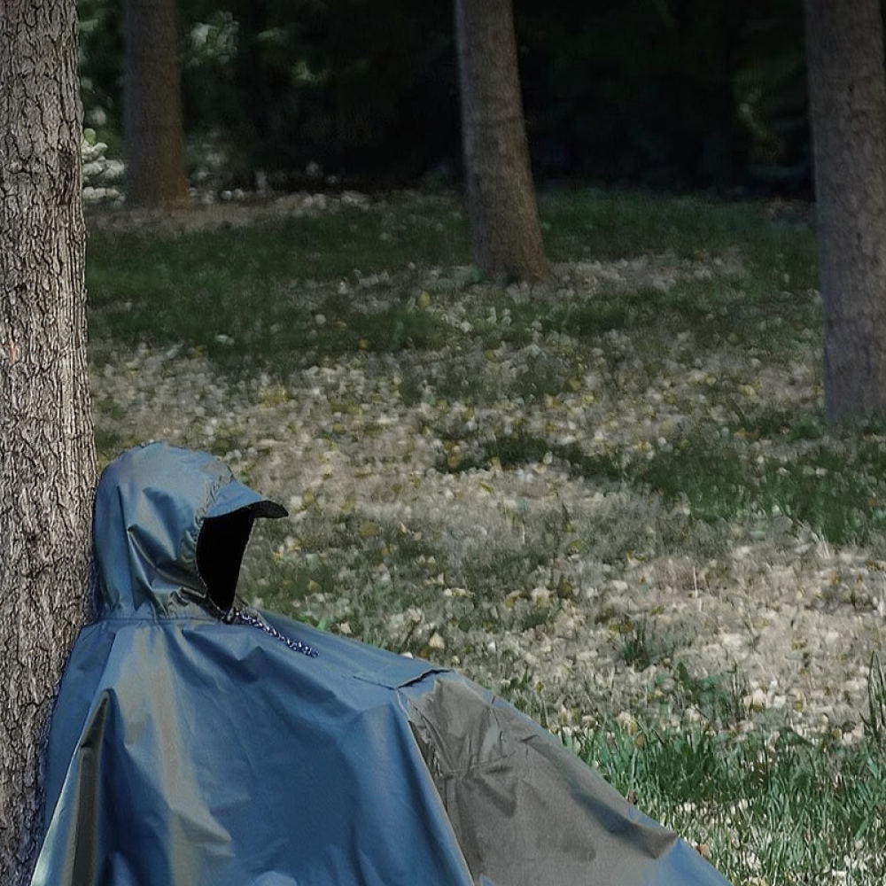 معطف واقٍ من المطر متين ومقاوم - مراجعة Camping Rain Poncho وسعره